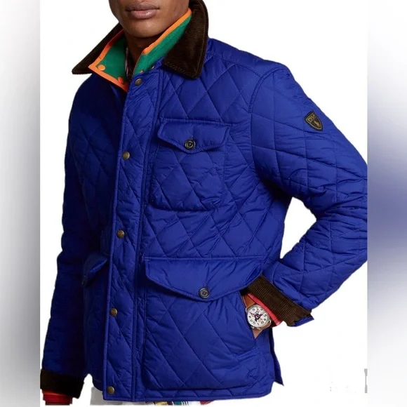 NWT! Men's Polo Ralph Lauren Water-Repellent Quilted Jacket - Picture 2 of 4